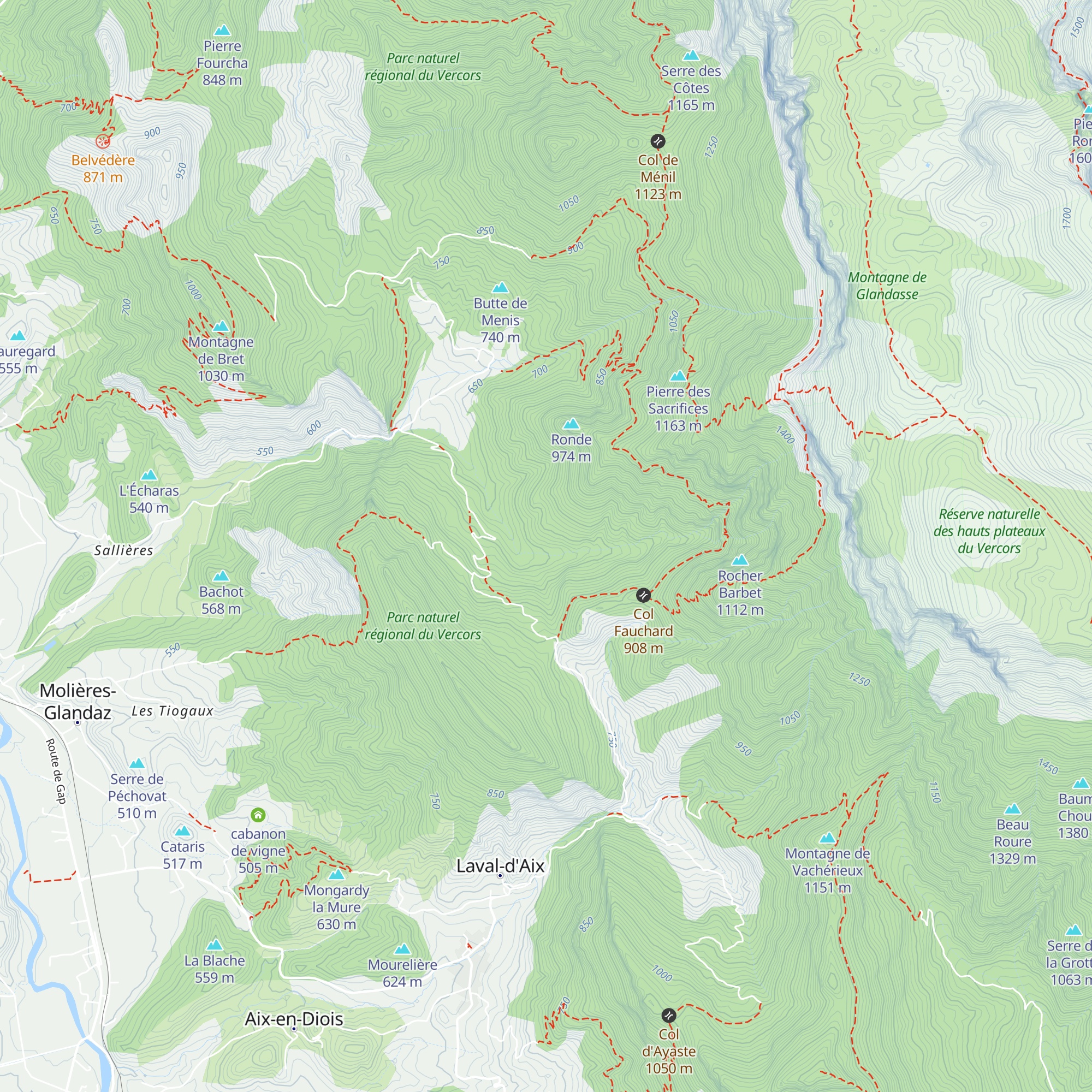 Cabane Josseaume map