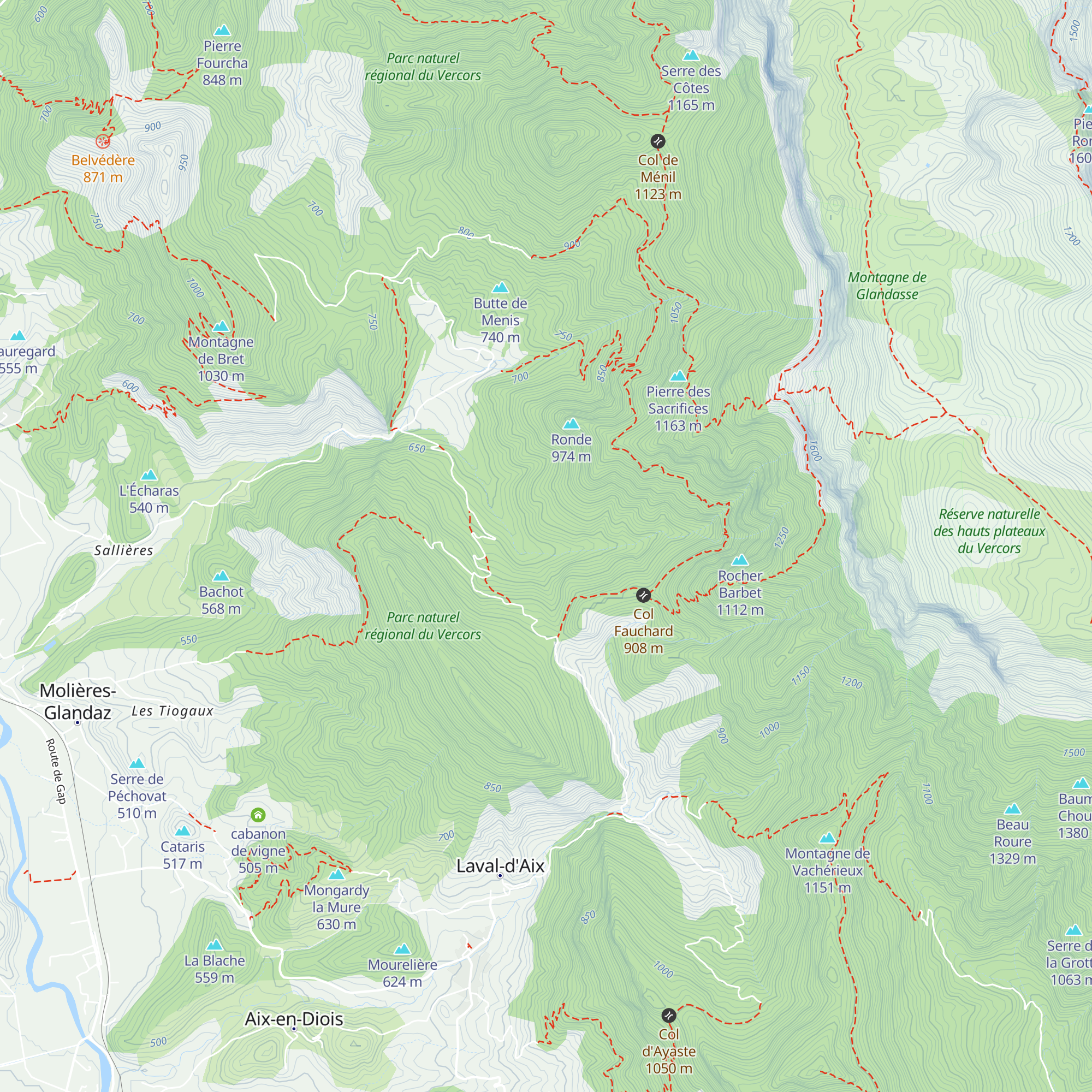Cabane Josseaume map