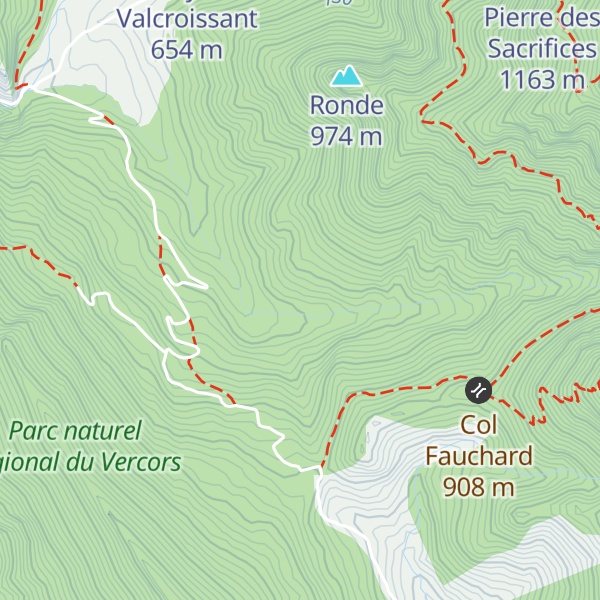 Map of Cabane Josseaume