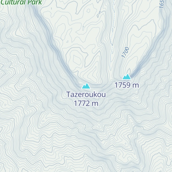 Map of Tazeroukou