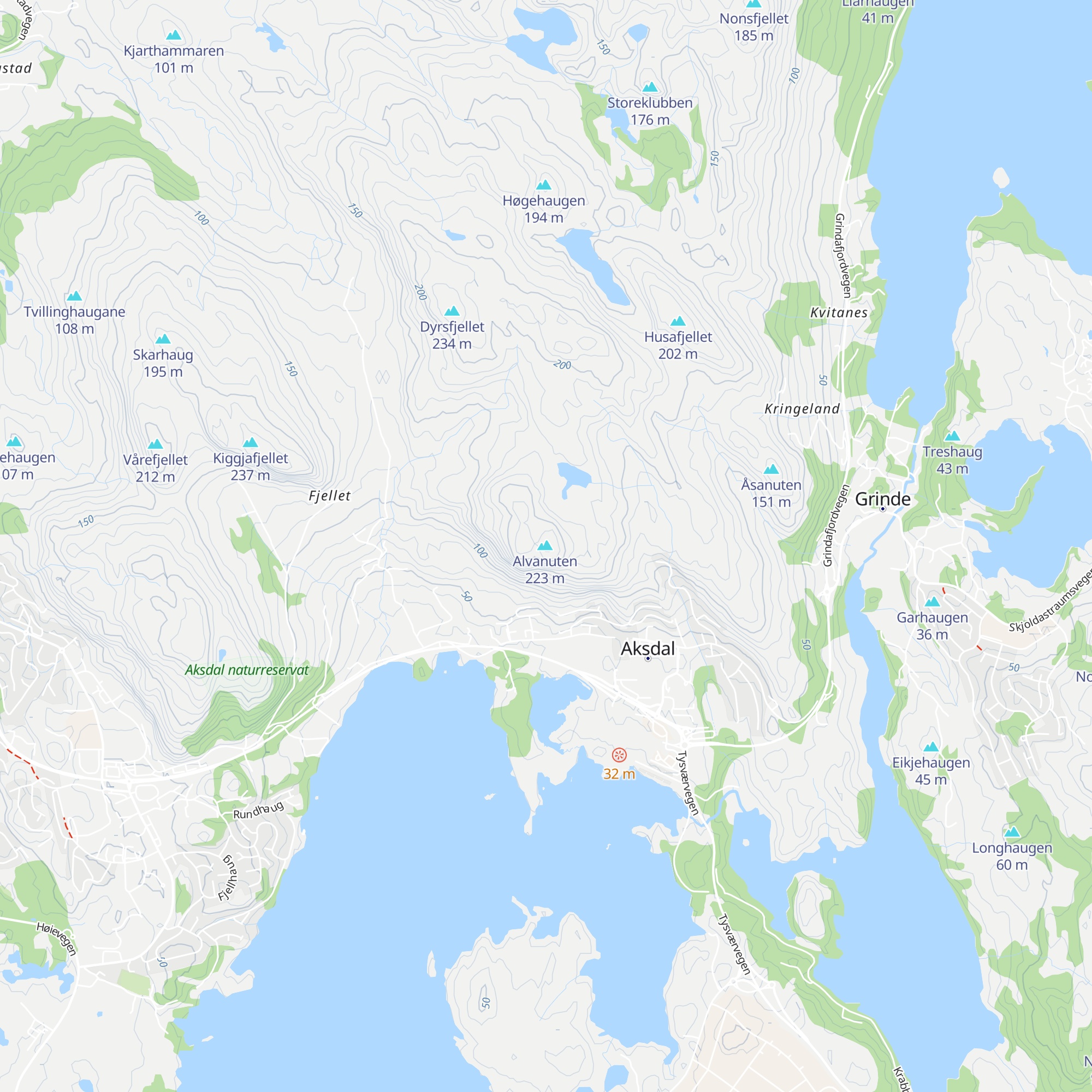 Alvanuten Dagsturhytte map