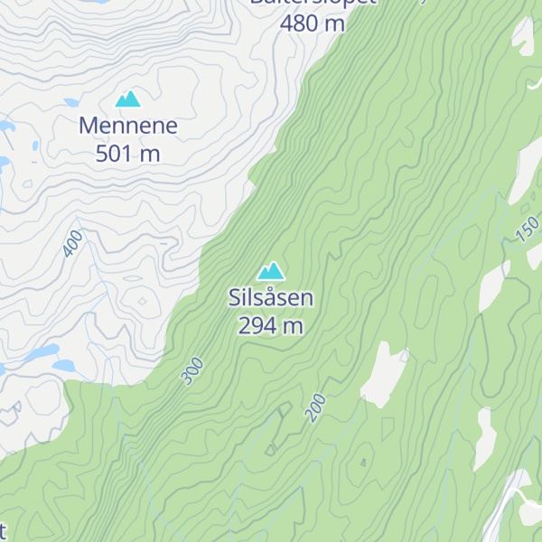 Map of Silsåsen
