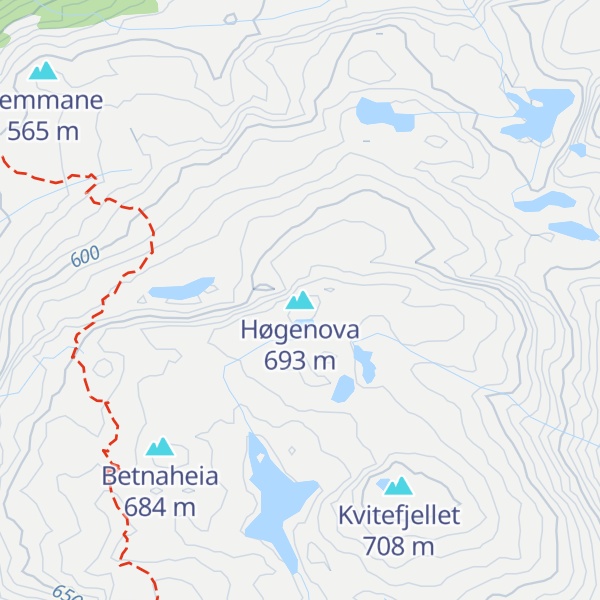 Map of Høgenova