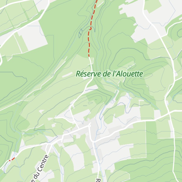 Map of Cabane de Menil