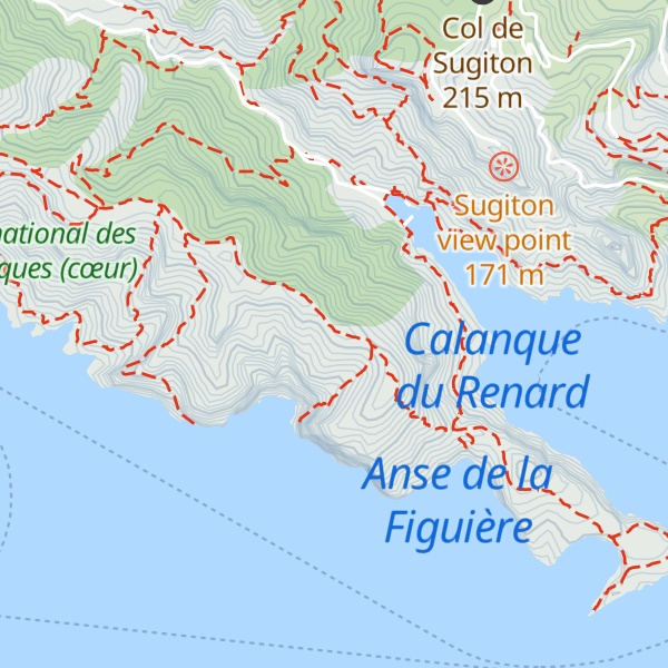 Map of Le Cancéou