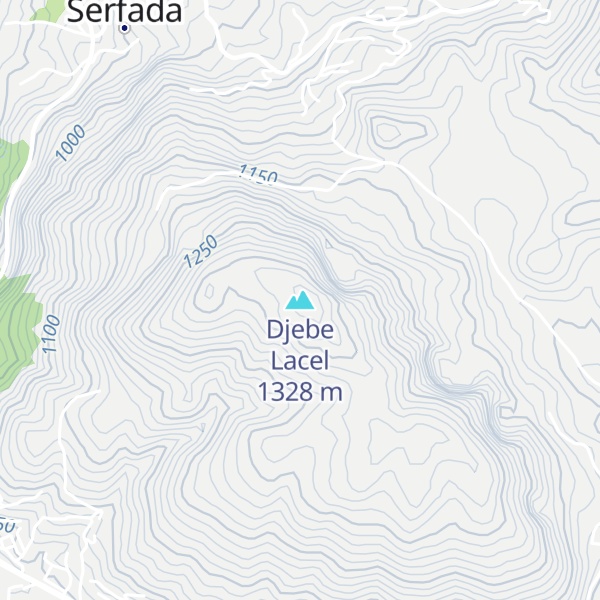 Map of Djebe Lacel