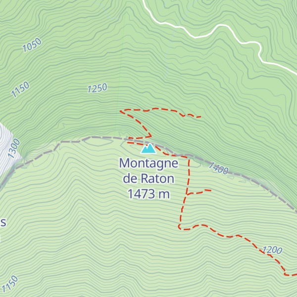 Map of Montagne de Raton