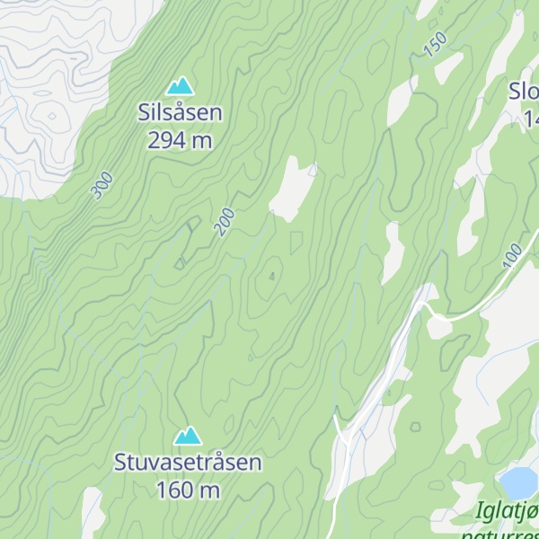 Map of Sætraåsen