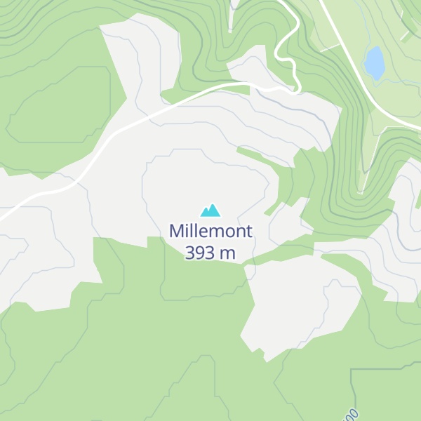 Map of Millemont
