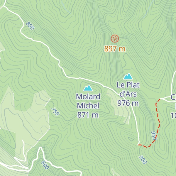 Map of Molard Michel