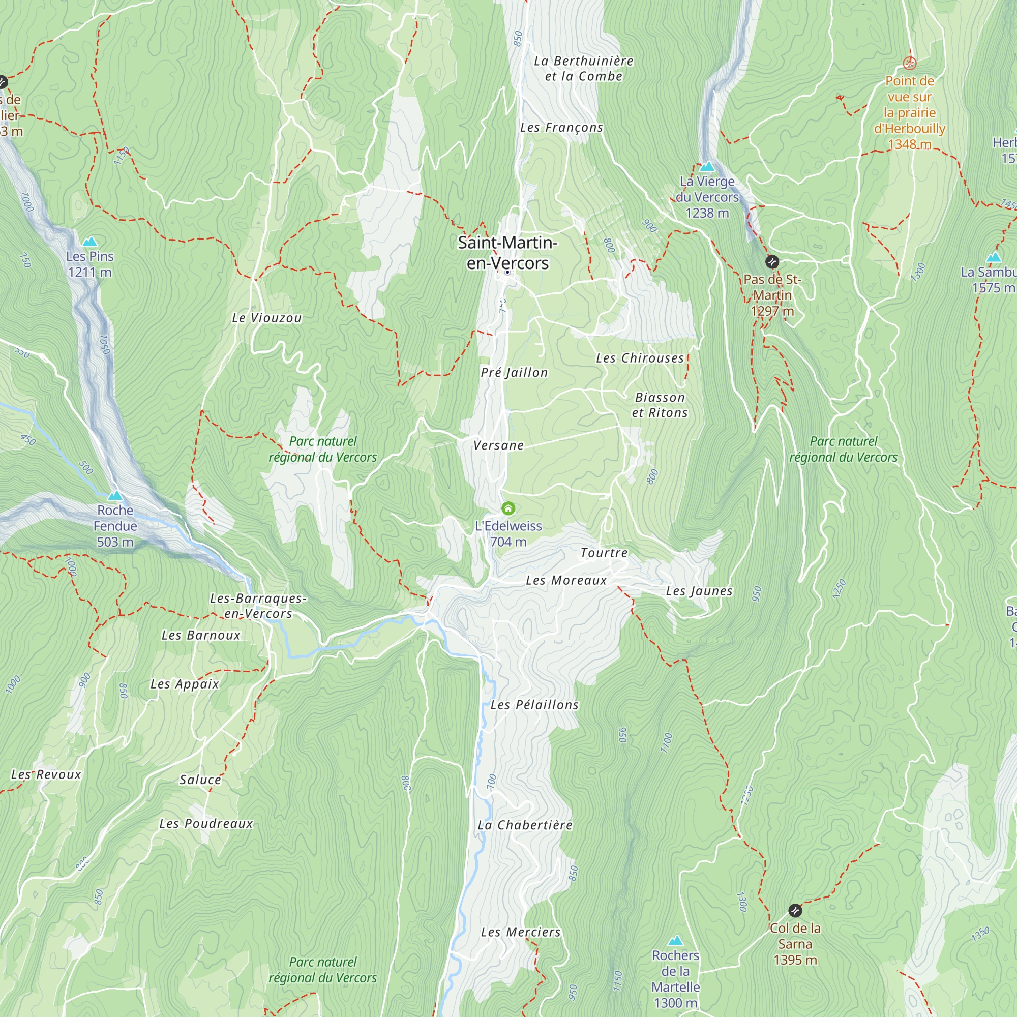 L'Edelweiss map