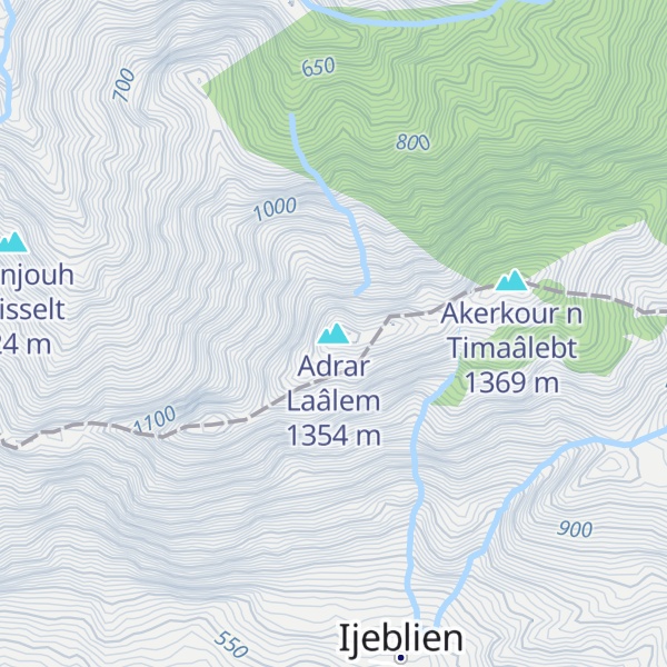 Map of Adrar Laâlem