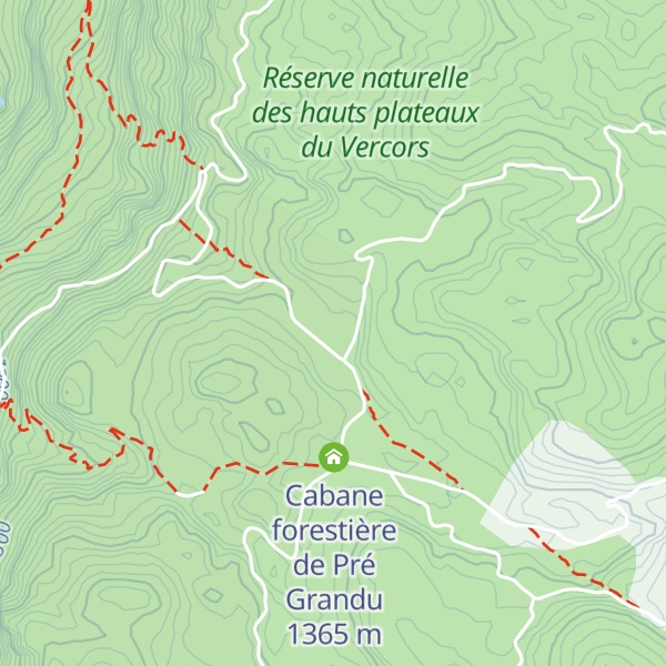 Map of Maison Forestière de la Coche