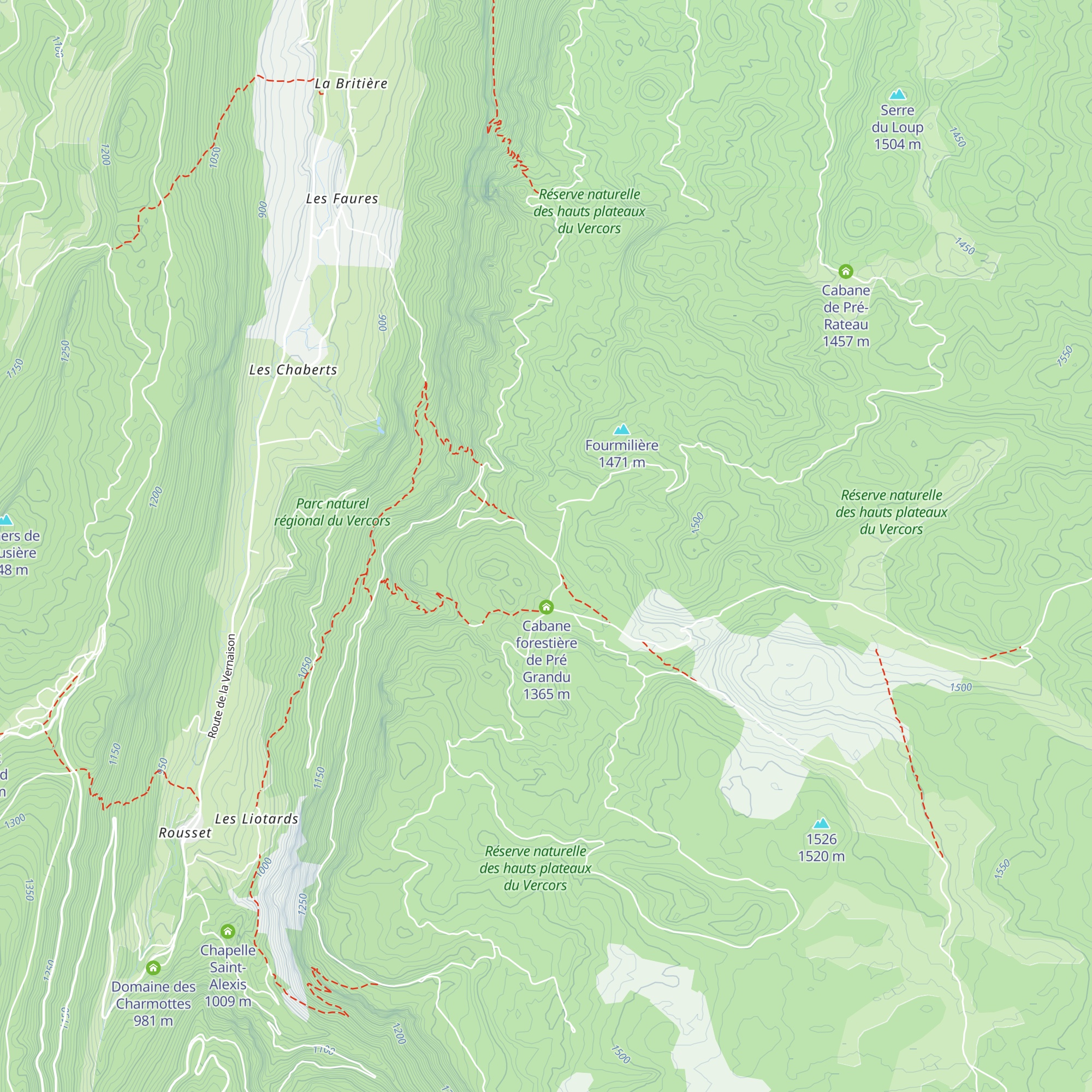 Maison Forestière de la Coche map