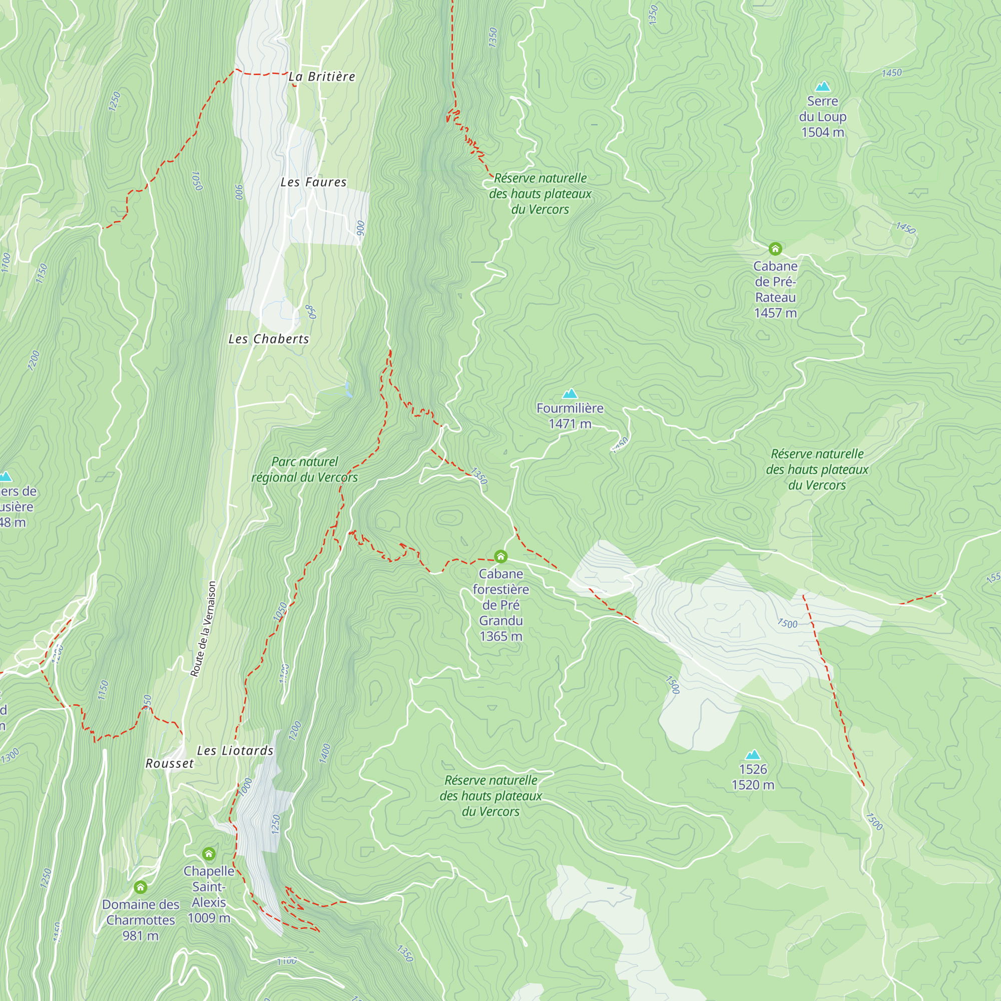 Maison Forestière de la Coche map