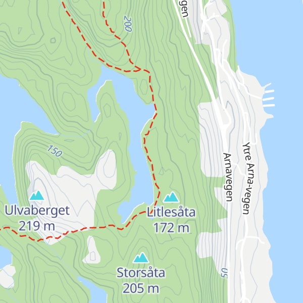 Map of Olderhaugen