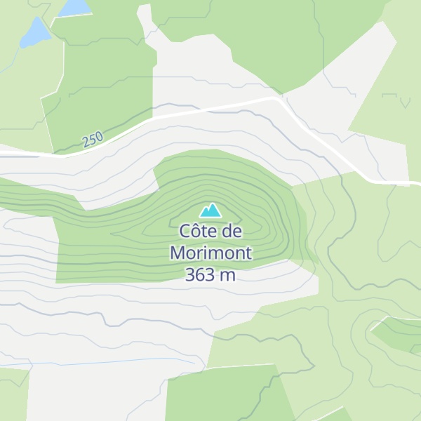 Map of Côte de Morimont