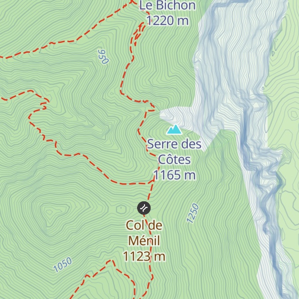 Map of Cabane de Ménil
