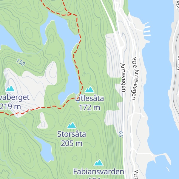 Map of Litlesåta
