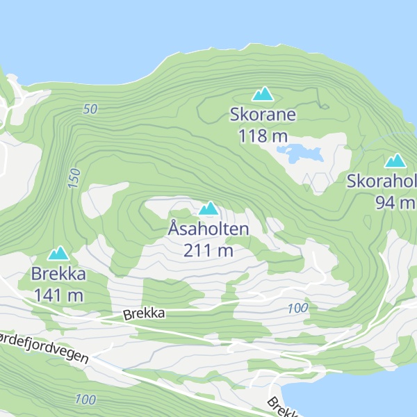 Map of Åsaholten