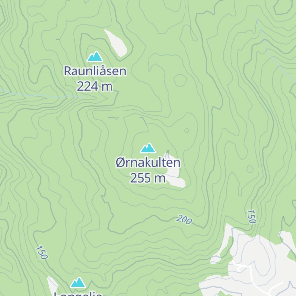 Map of Ørnakulten