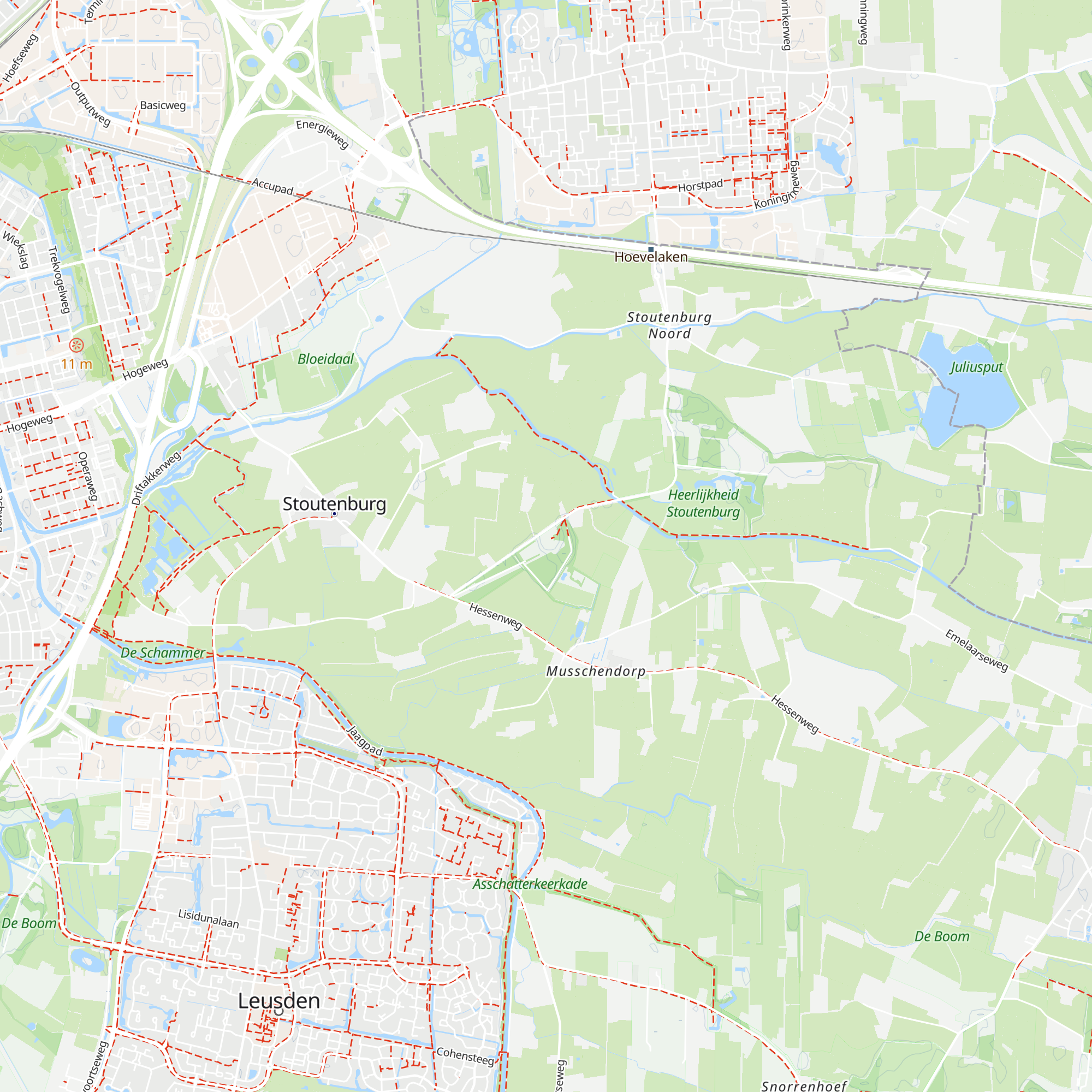 Koetshuis Stoutenburg map