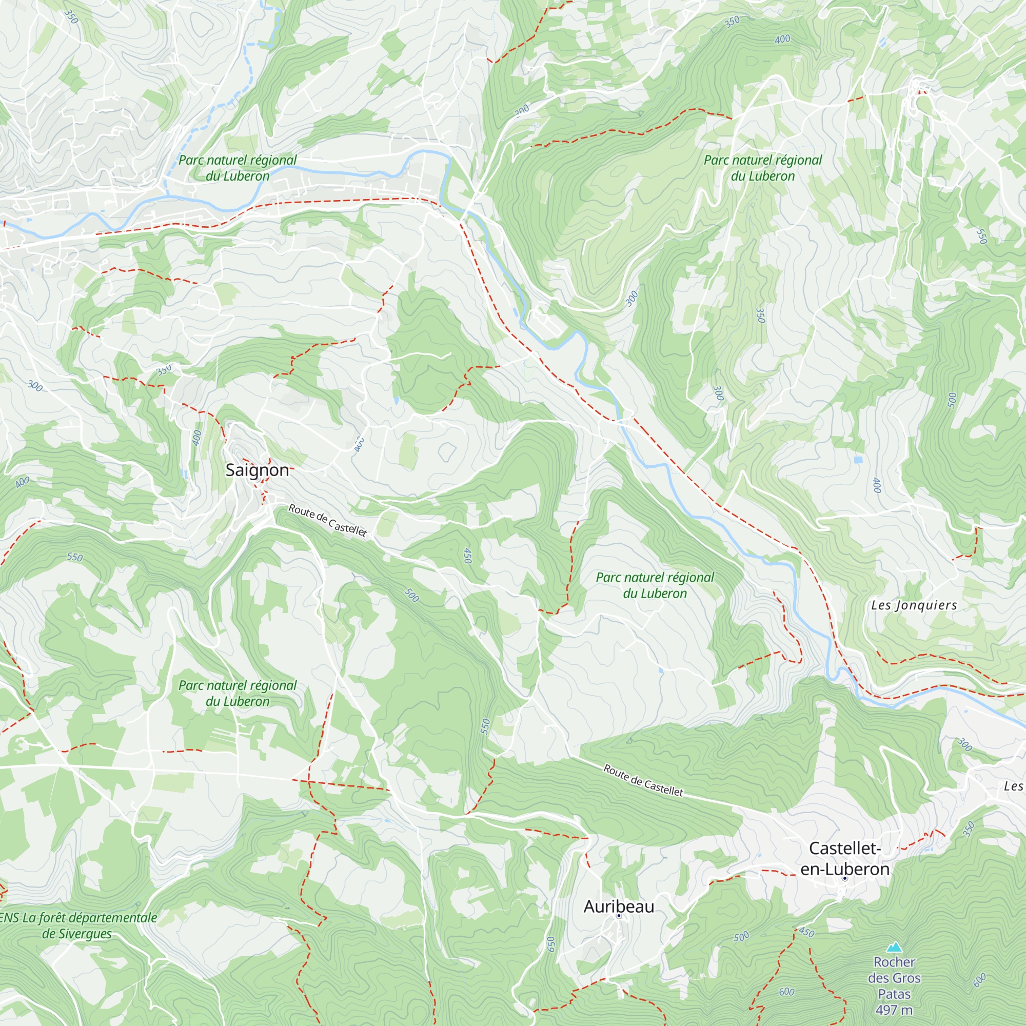 La Farigoule map