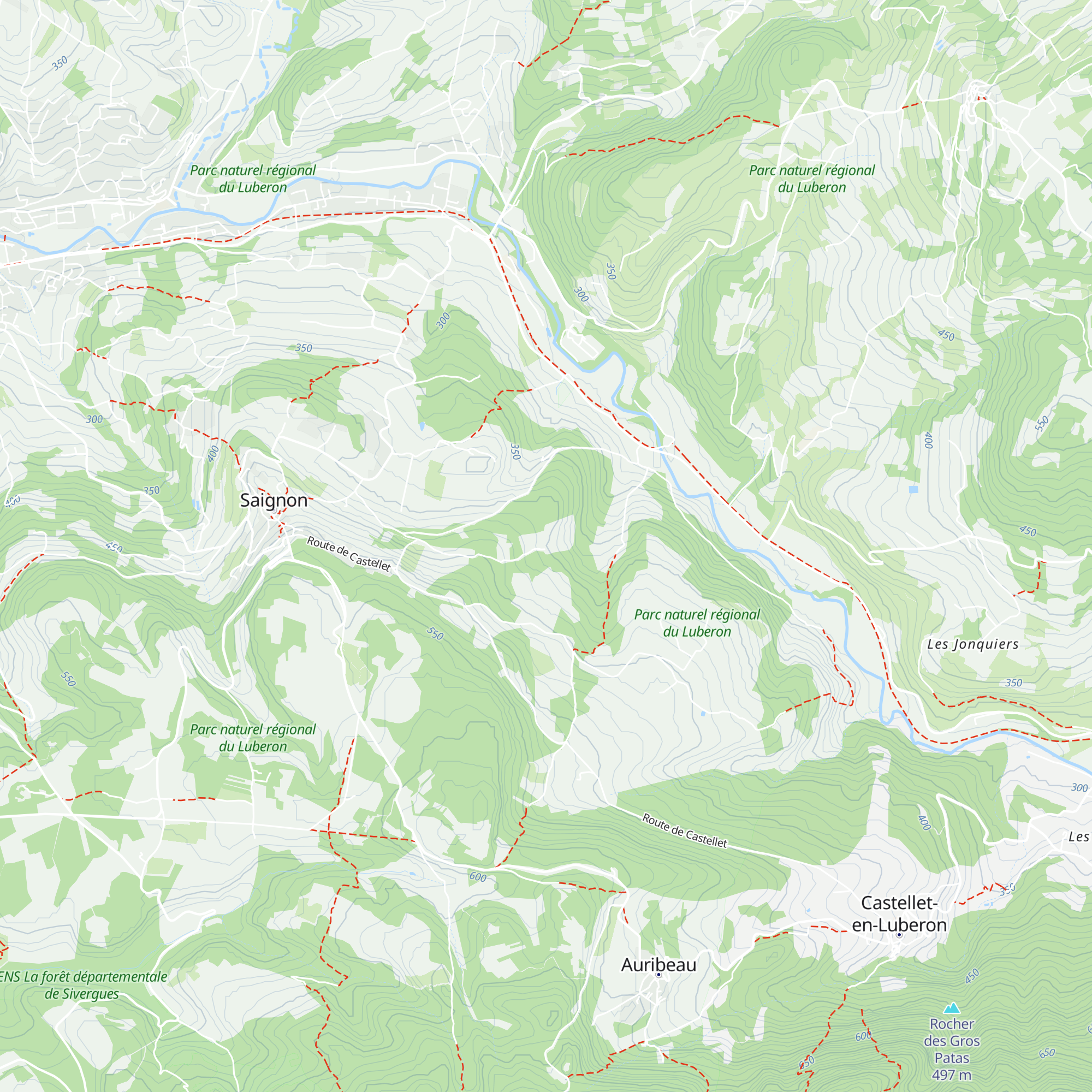 La Farigoule map