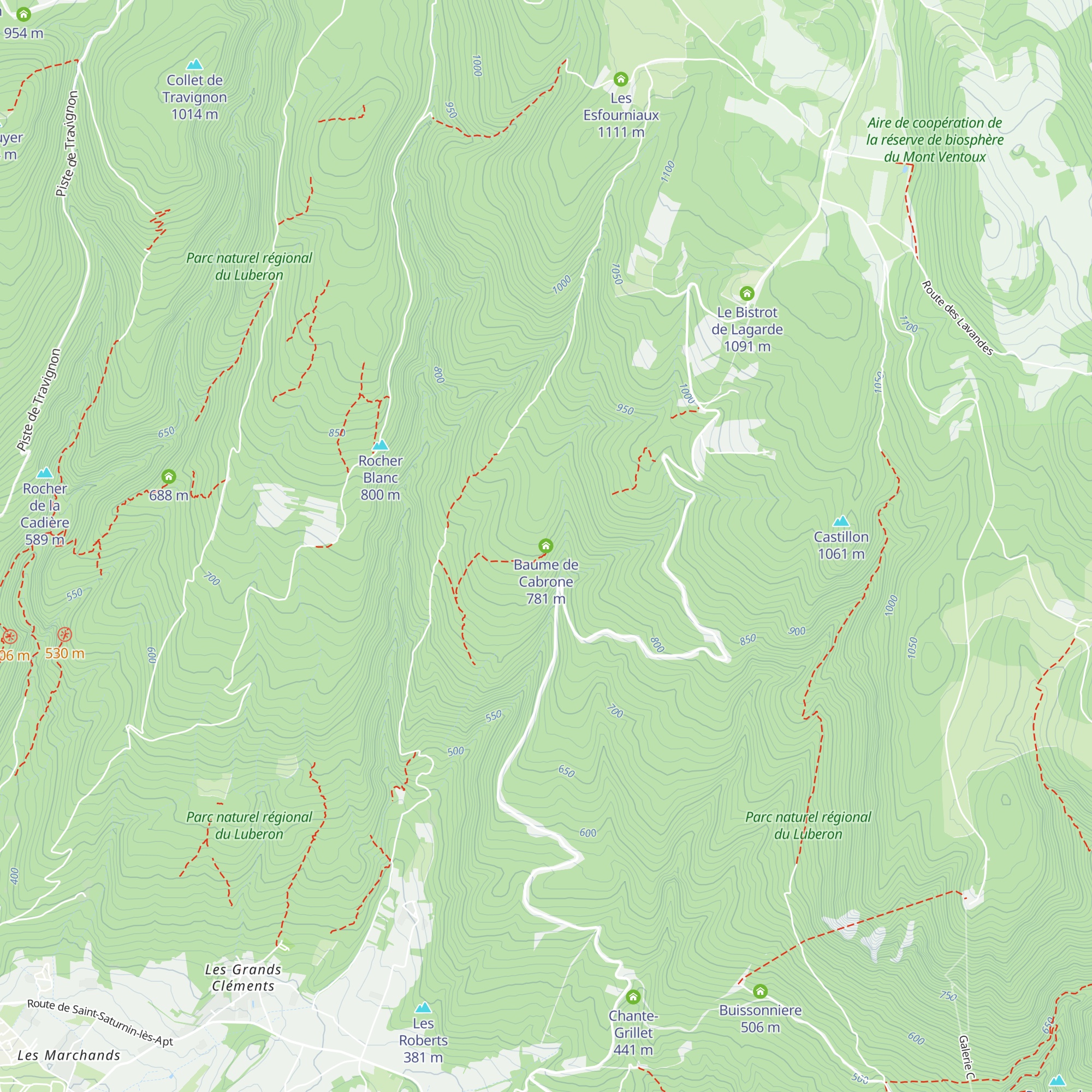 Baume de Cabrone map
