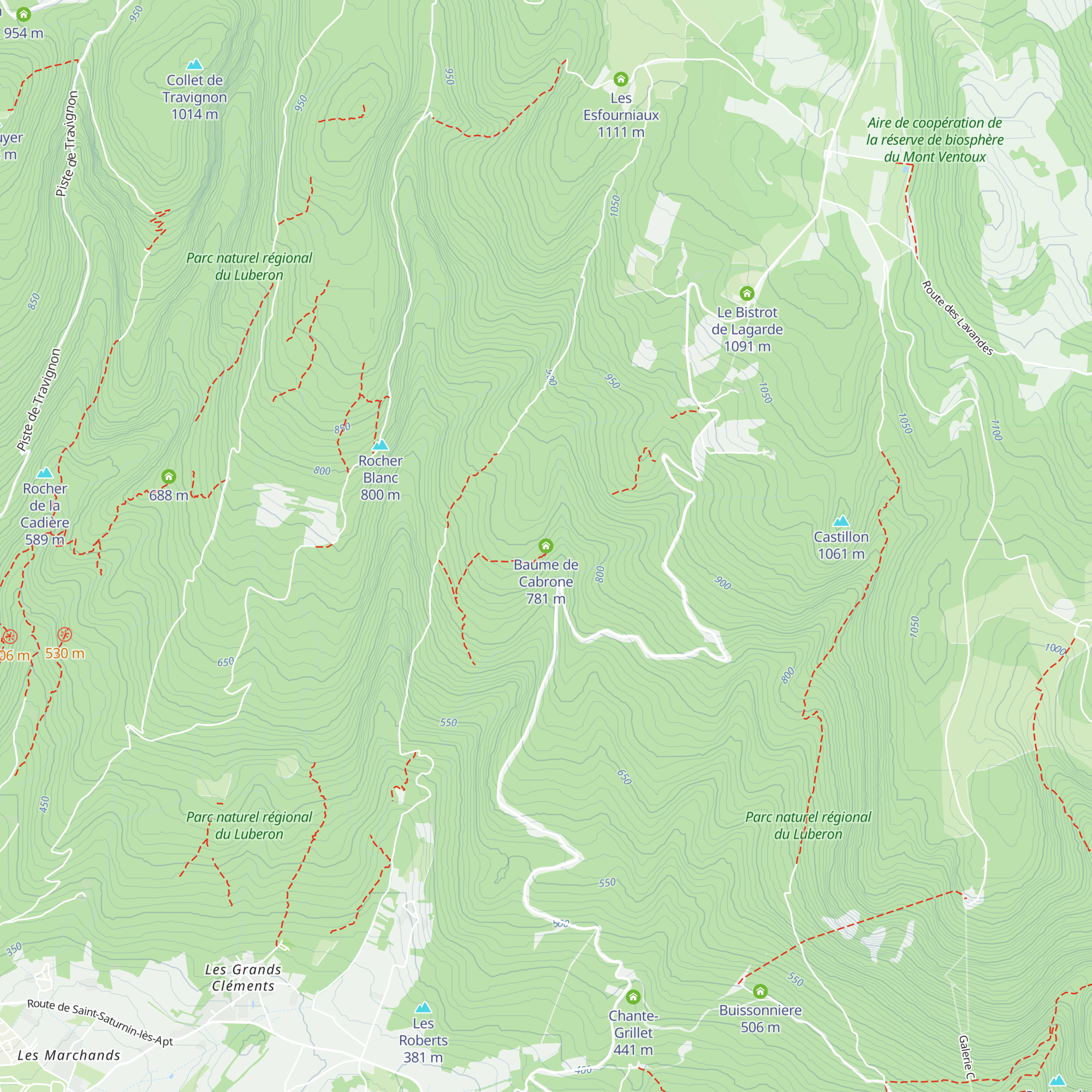 Baume de Cabrone map