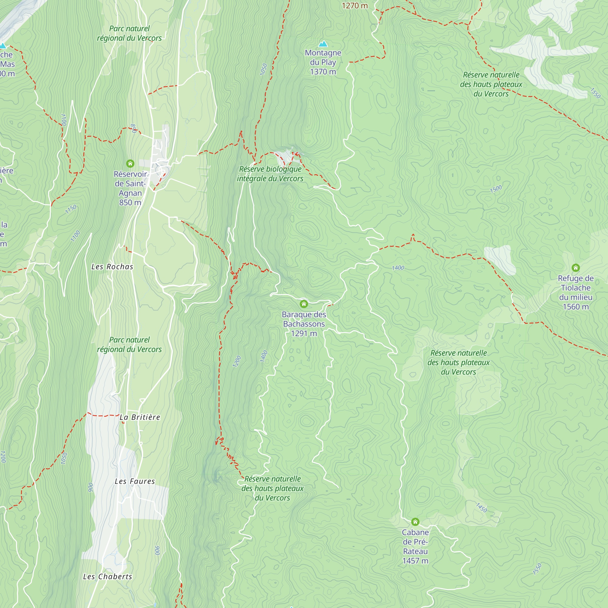 Baraque des Bachassons map