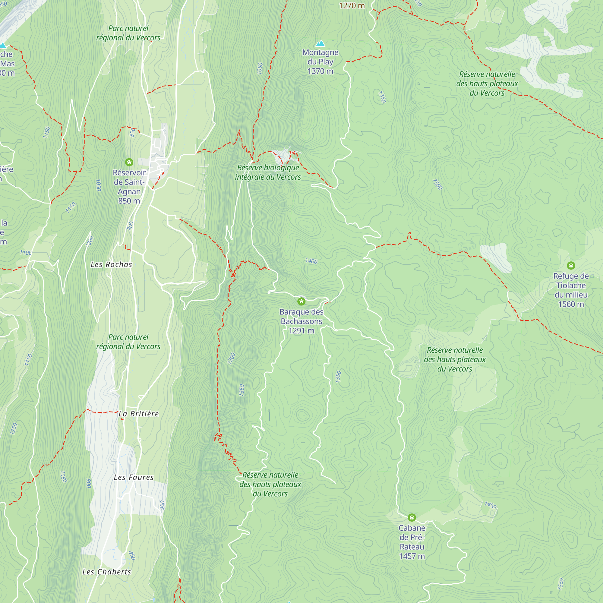 Baraque des Bachassons map