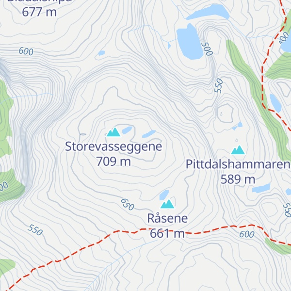 Map of Smørskåpet