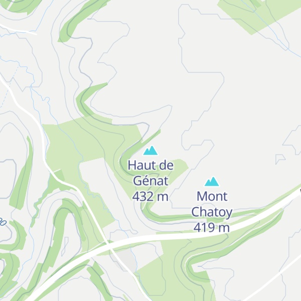 Map of Haut de Génat
