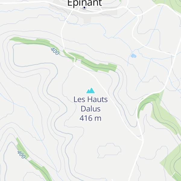Map of Les Hauts Dalus