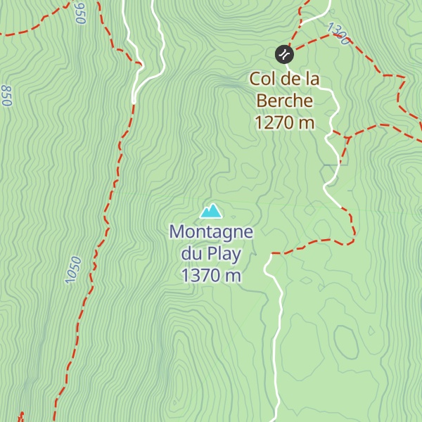 Map of Montagne du Play