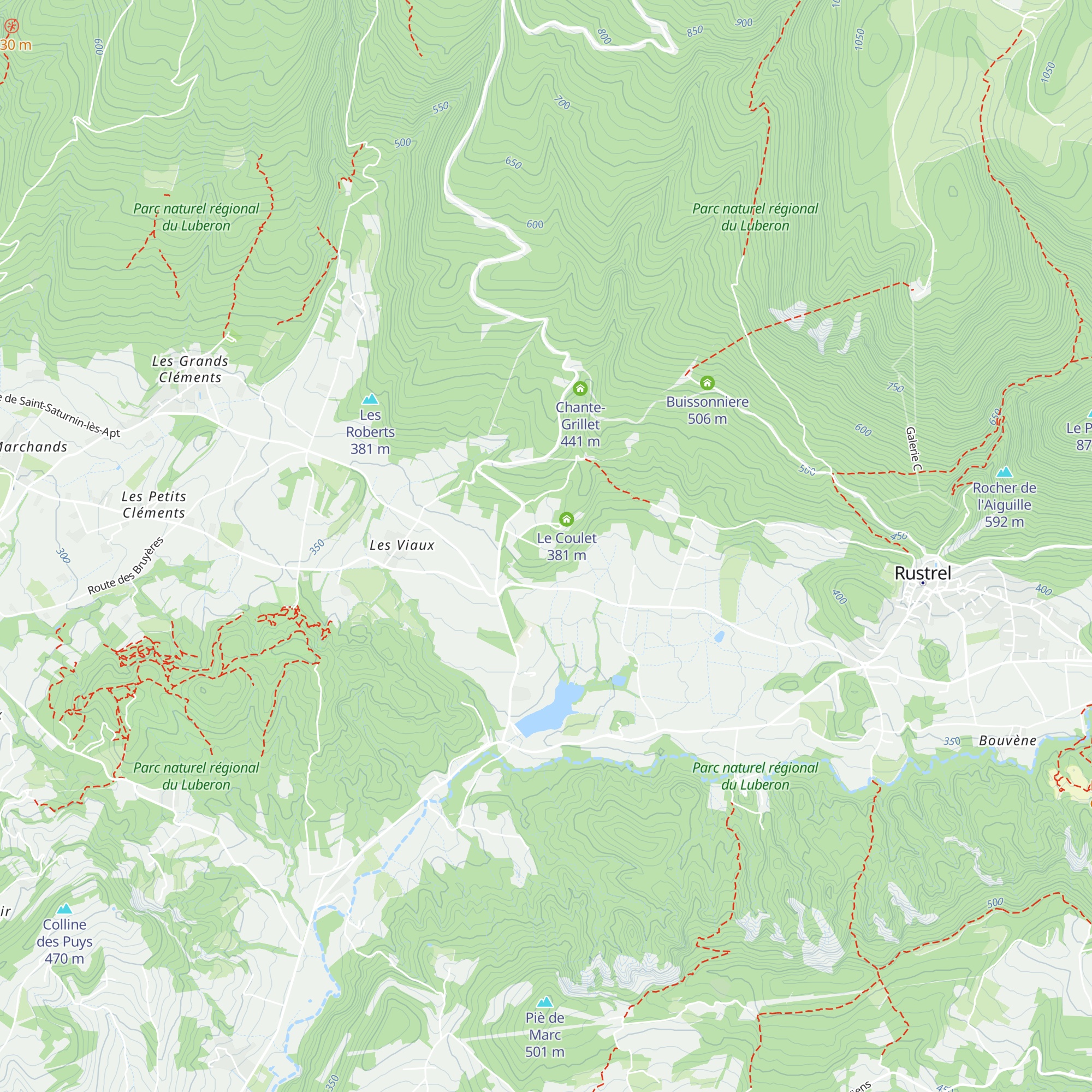 La Castellane map