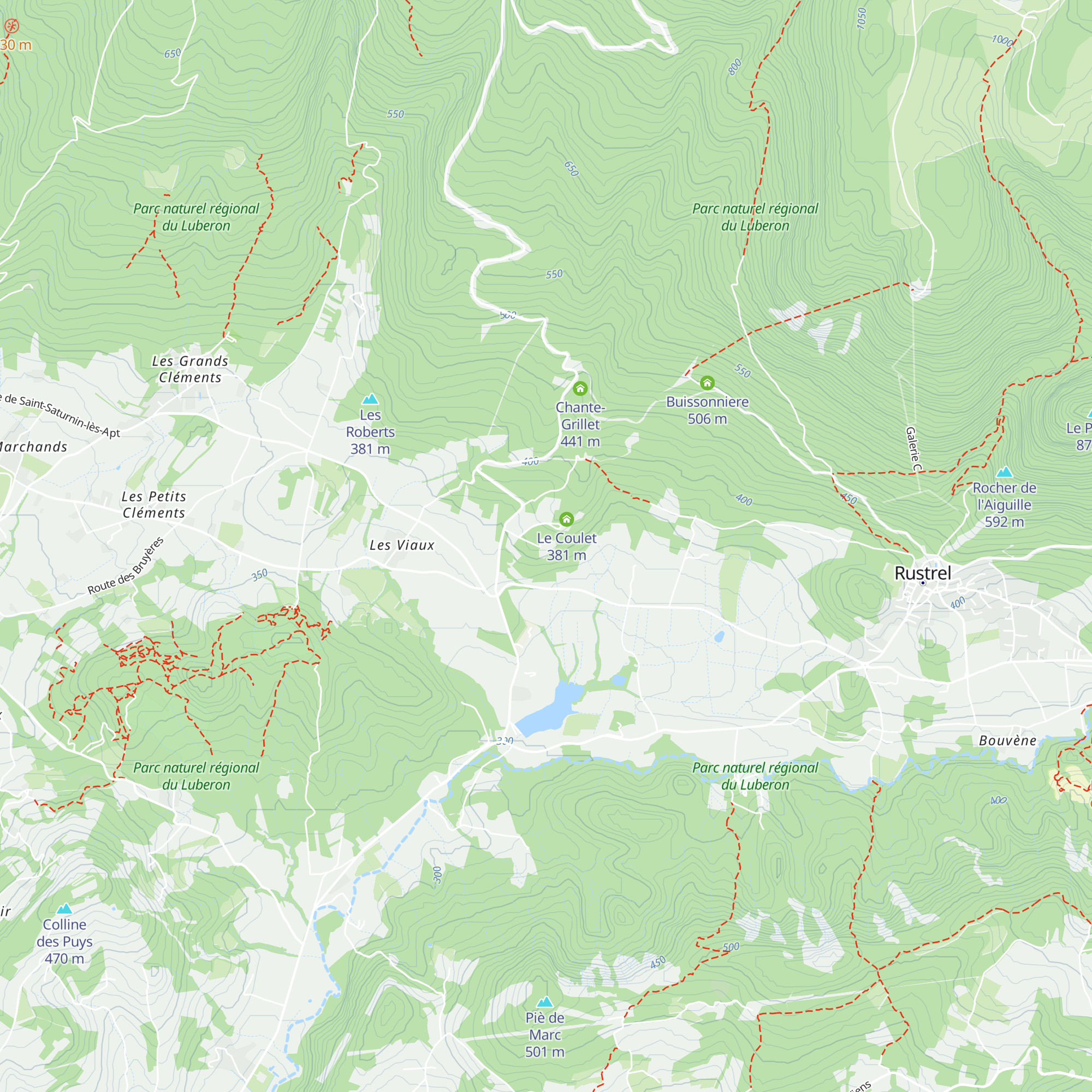 La Castellane map