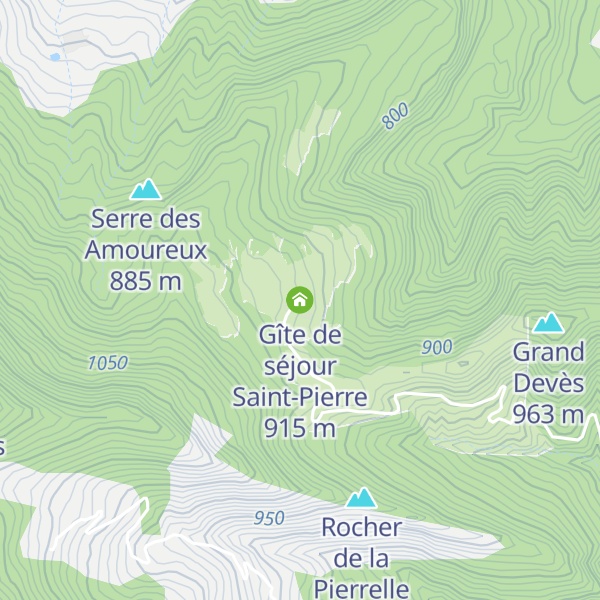 Map of Gîte de séjour Saint-Pierre