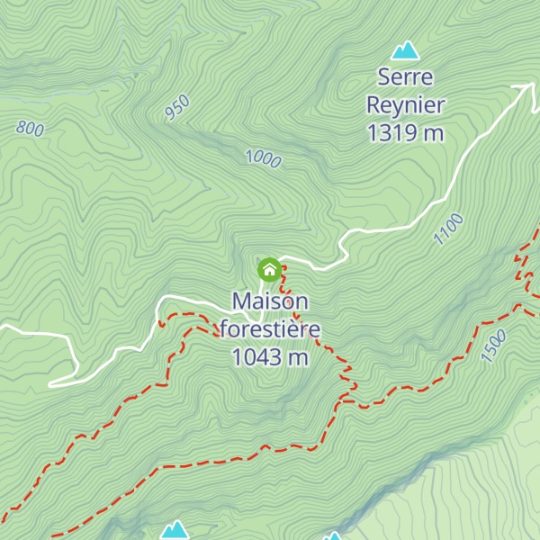 Map of Maison forestière