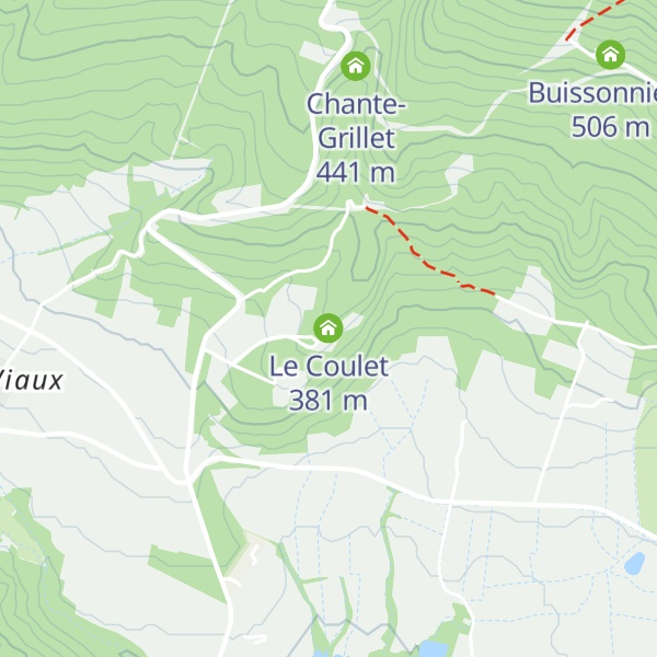 Map of Le Coulet