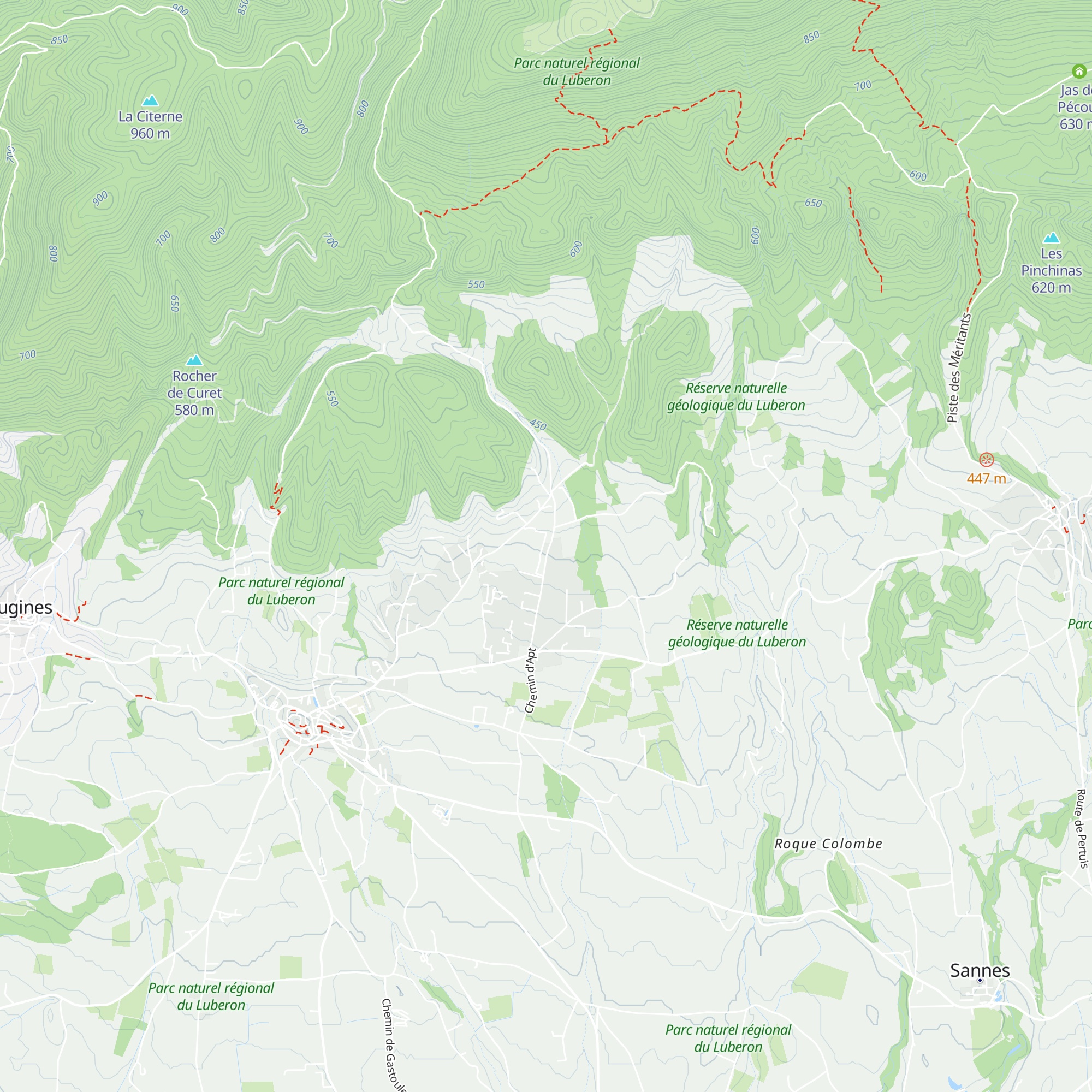 Les Thymes map