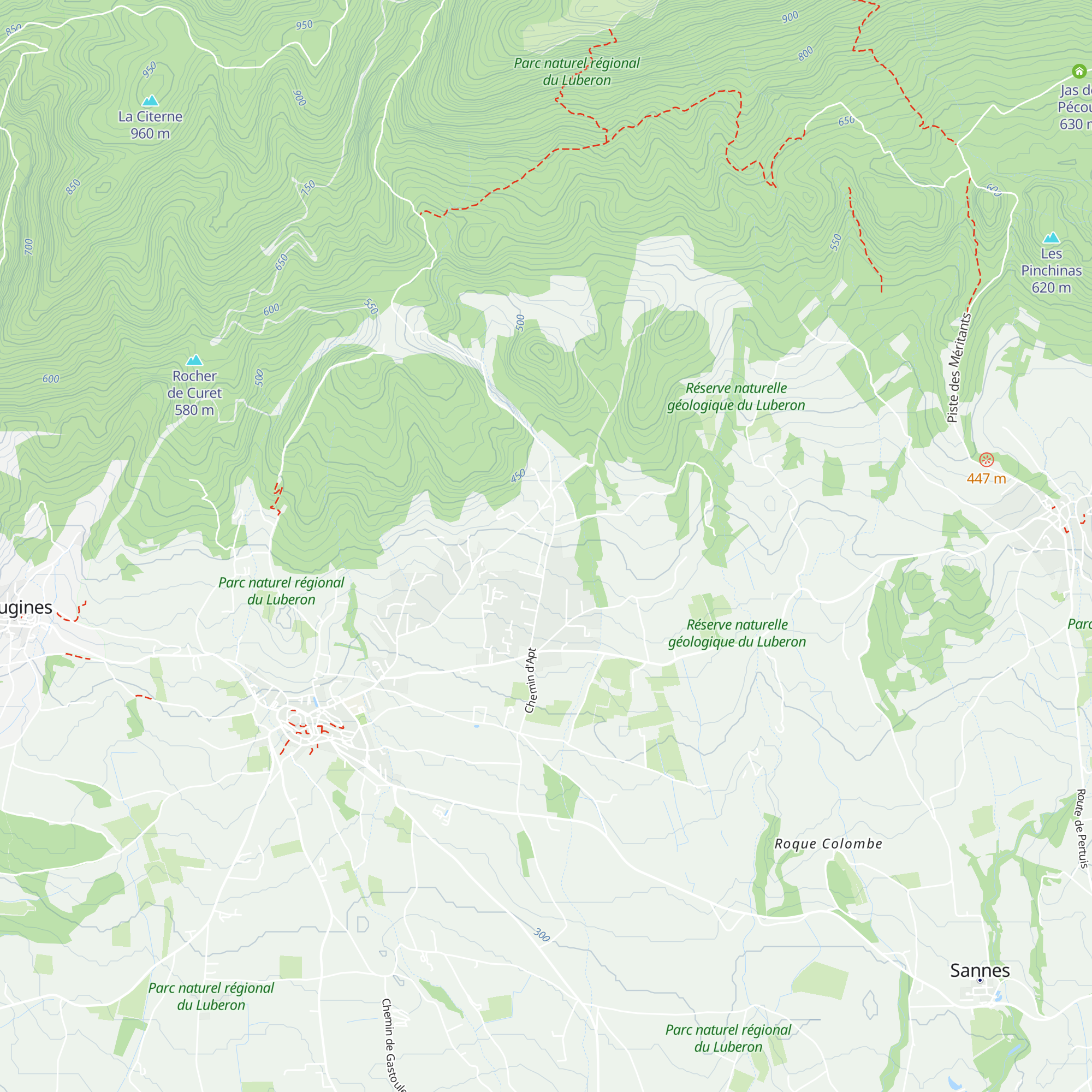 Les Thymes map