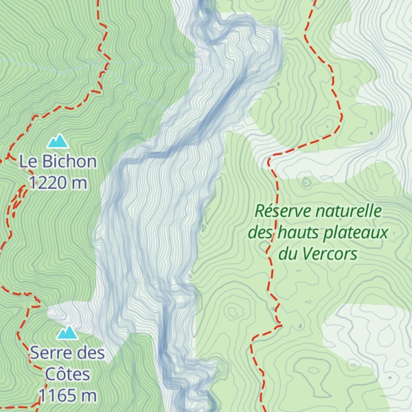 Map of Roc de Peyrolle