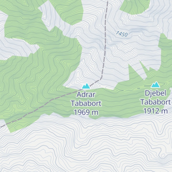 Map of Adrar Tababort