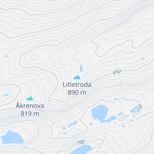 Map of Litletroda