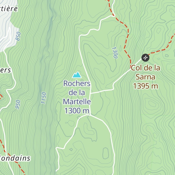 Map of Baraque forestière de la Sarna