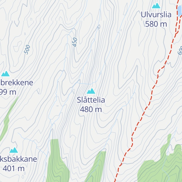 Map of Slåttelia