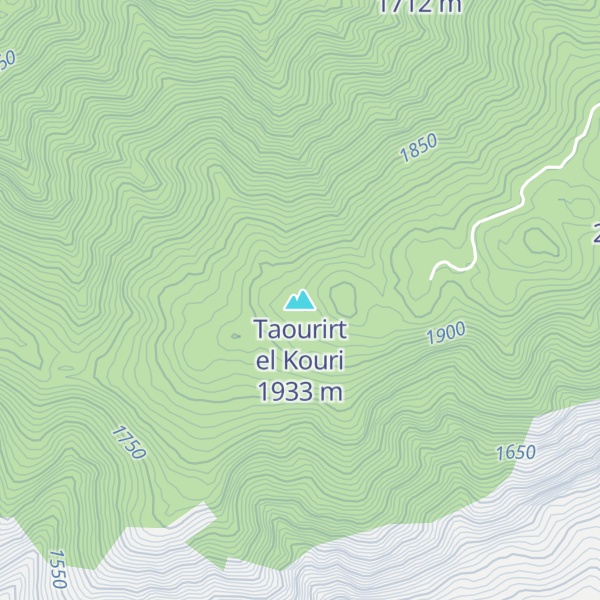 Map of Taourirt el Kouri