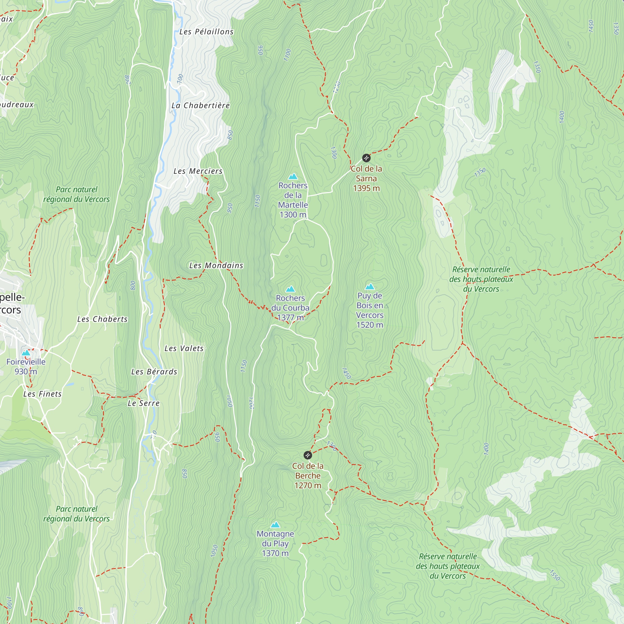 Pré Valet map